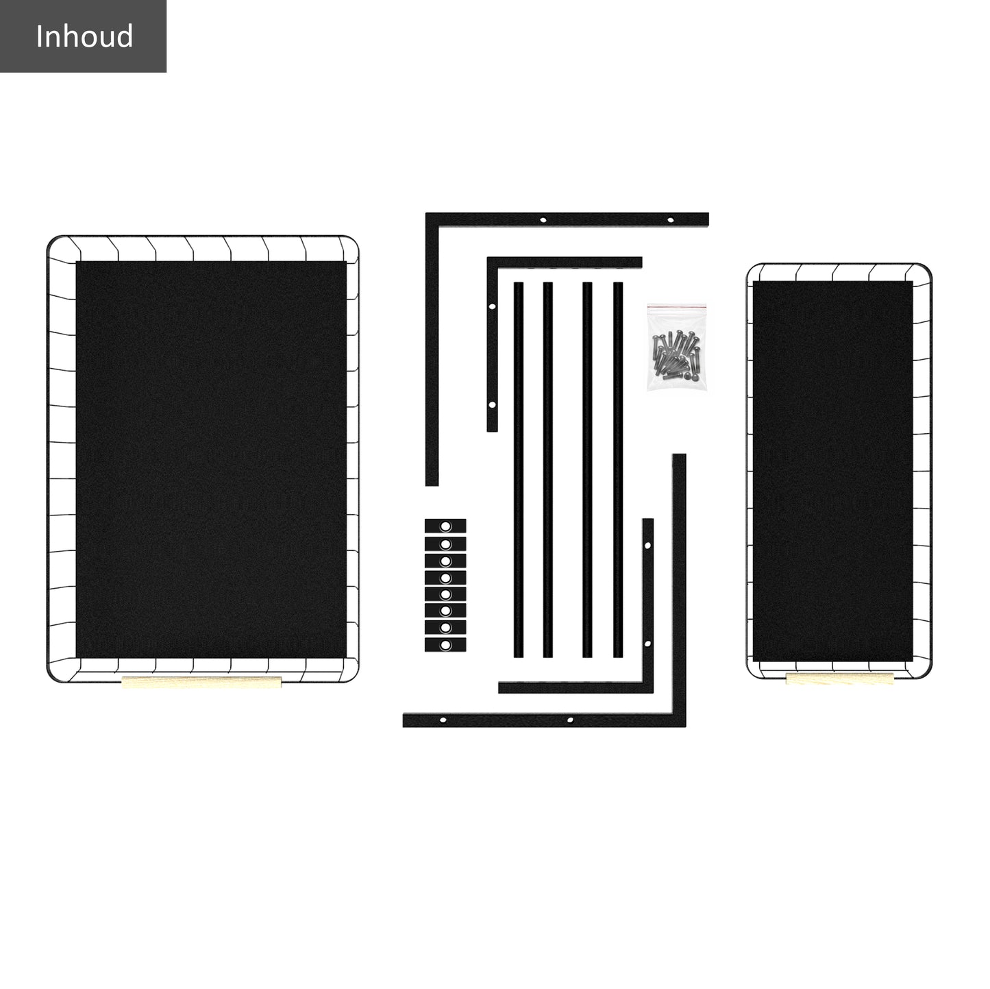 Gootsteenkast Organiser Maat L Zwart