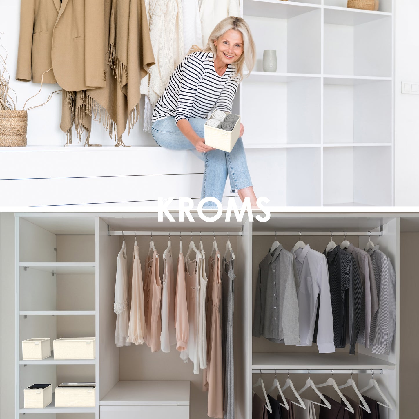 Organizer XS Beige 14x14x13cm P/2