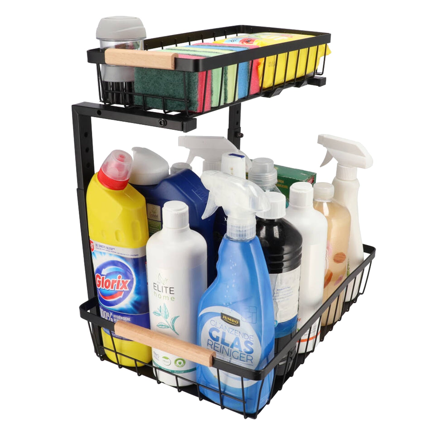 Gootsteenkast Organiser  Maat L Zwart