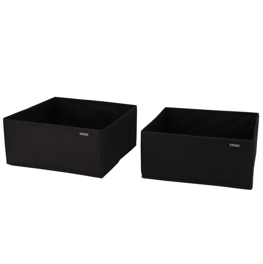 Organizer L Schwarz 28x28x13cm P/2