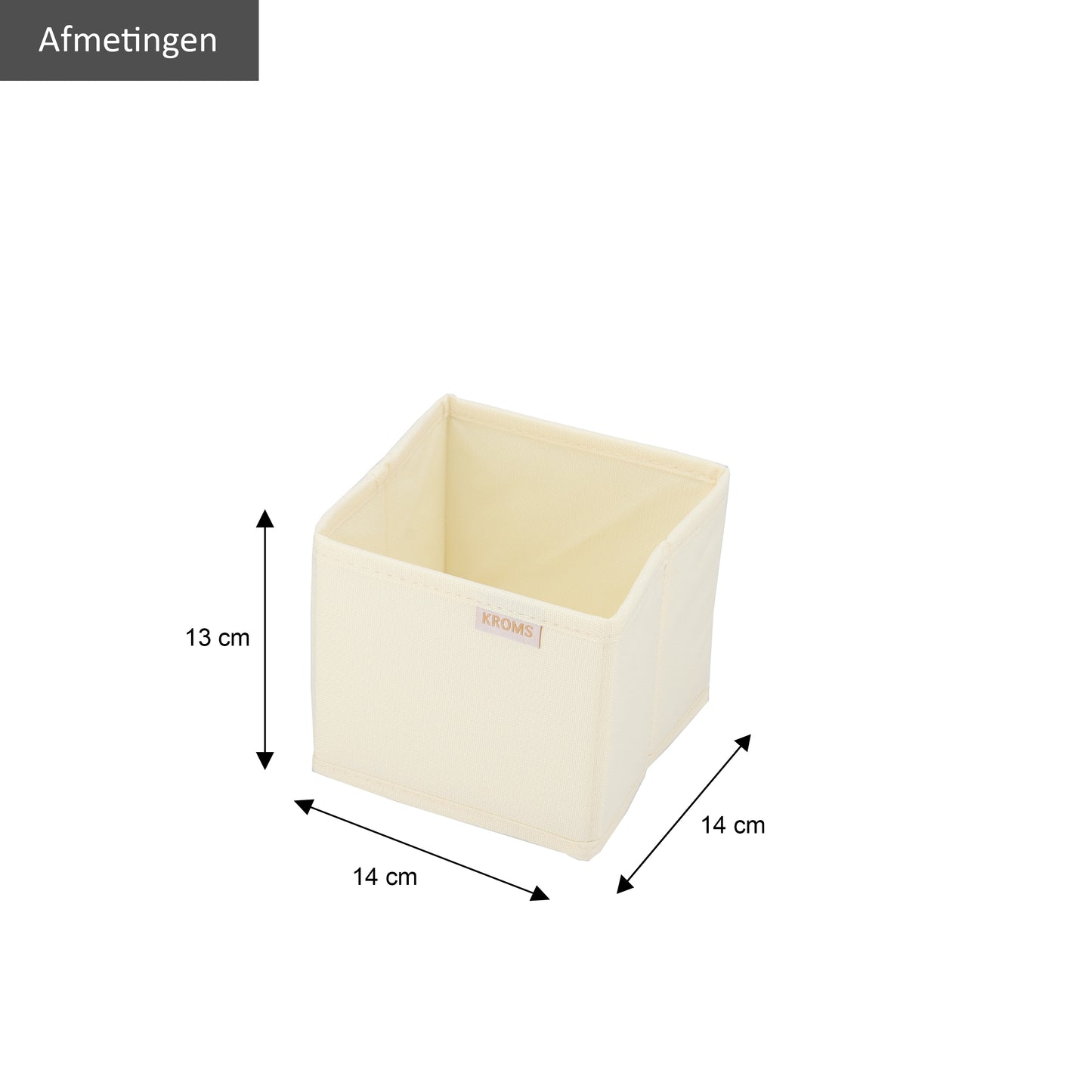 Organizer XS Beige 14x14x13cm P/2