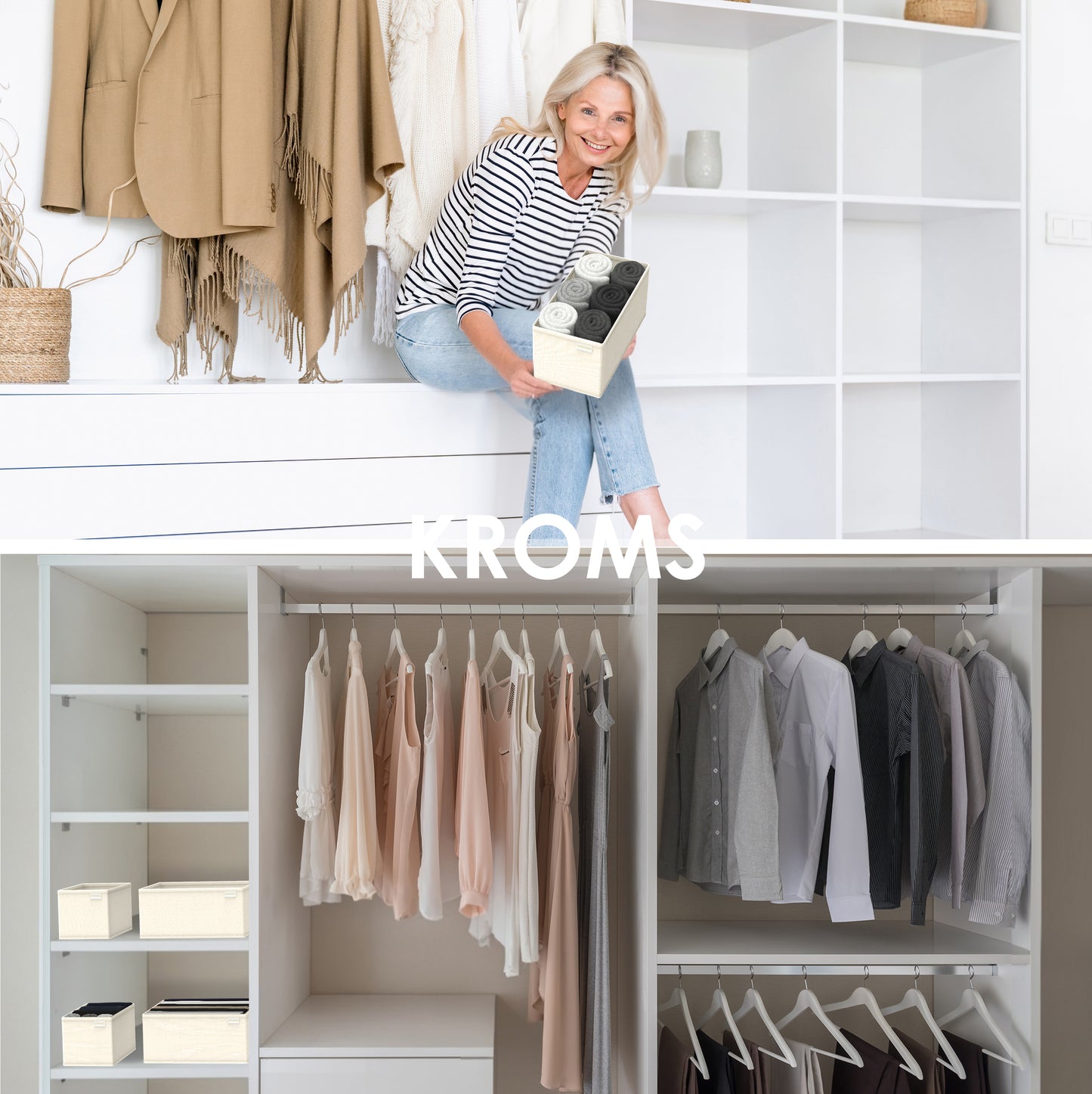 Organizer S Beige 28x14x13cm P/2