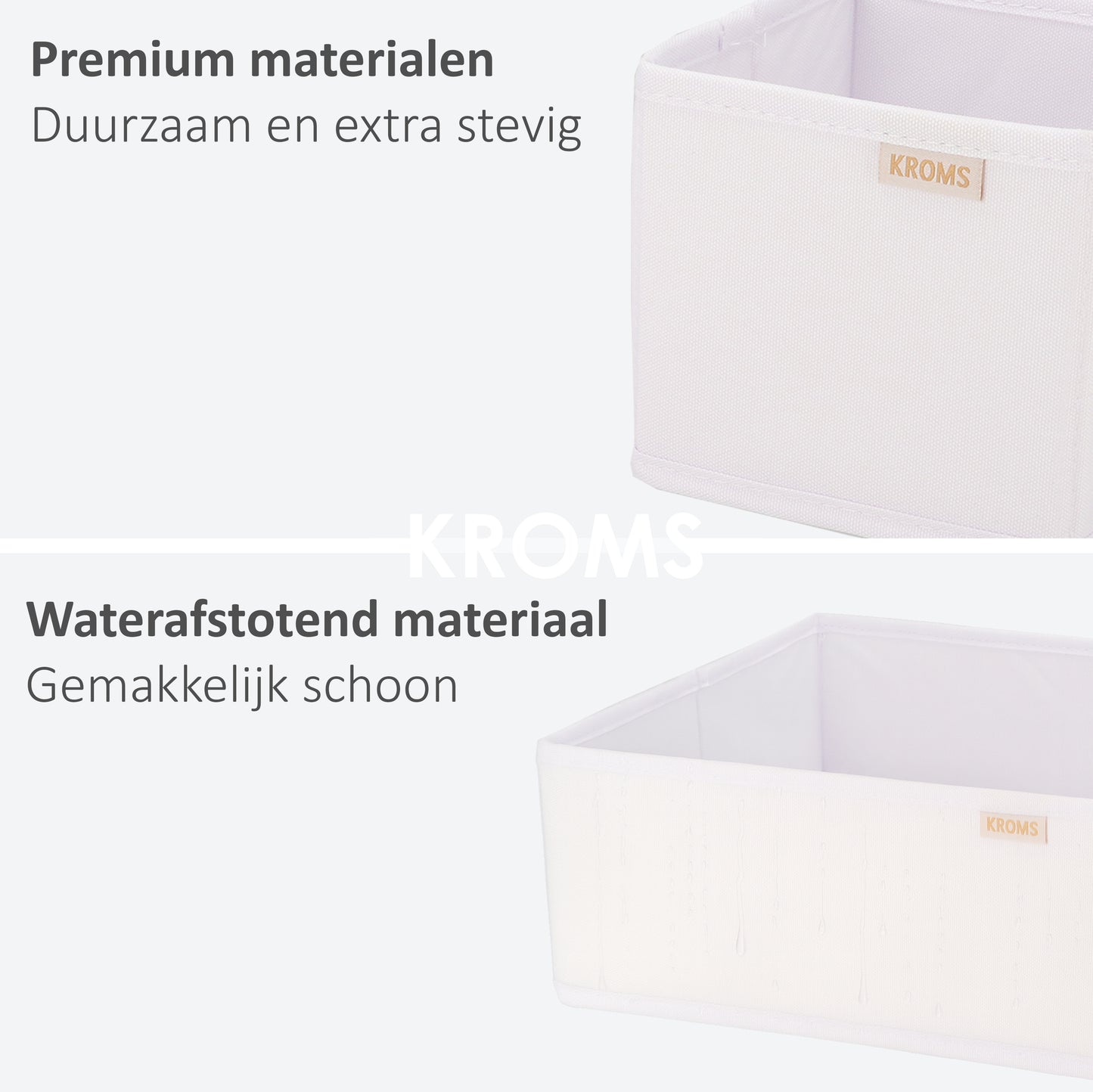 Organizer L Weiß 28x28x13cm P/2