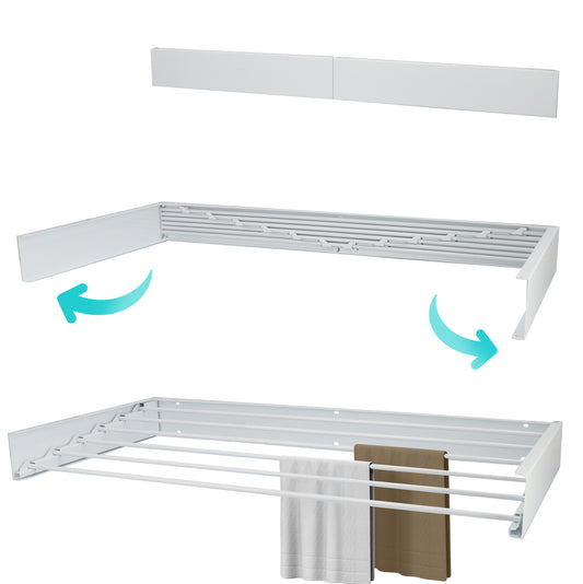 Wanddroogrek XXL Full Color Wit 120 cm