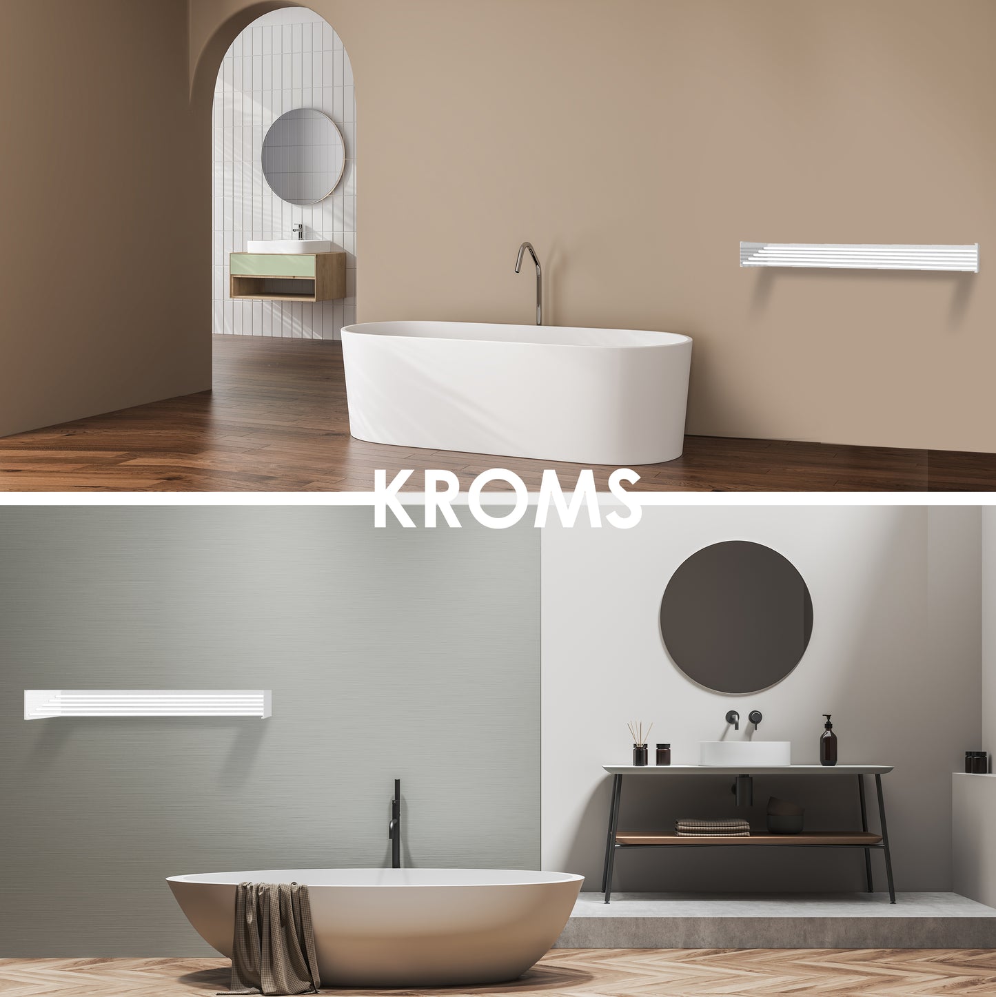 Wandwäscheständer Full Color Weiß 80 cm